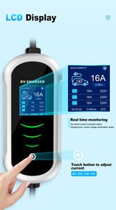 Pengisi daya mobil elektrik tipe 2, pengisi daya EV portabel 16A 3,5 kW 7kW 11KW - Product Image 5