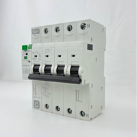 Interrupteur intelligent TUYA 32/63/80/100A avec communication WIFI/RS-485, compteur d'énergie Smart Life, surveillance de la consommation KWh, 240V/400V, circuit 6kA
