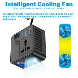 Giá thấp 12V 24V đến 220V Xe Điện thoại di động USB sạc tự động xe tải Nhà Ổ cắm chuyển đổi Adapter xe điện biến tần sạc - Product Image 5