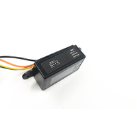 Compteur plastique miniature Chilong à 6 chiffres (non réinitialisable) pour machines d'arcade à monnayeur 5V/12V/24V Noir