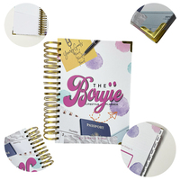 Échantillon gratuit Personnaliser Lifestyle Daily Business Planner A5 Budget Economiser de l'argent Journal Journal de bord Journal imprimé sur demande 2026