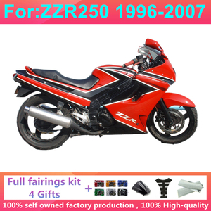 Carenados de Motocicleta, Kits de Carrocería de Plástico para Zzr250 Zzr 250 1996-2007, Kit Completo de Carenado, Carrocería, Cubierta Zzr250 1996-2007 ABS - Product Image 2