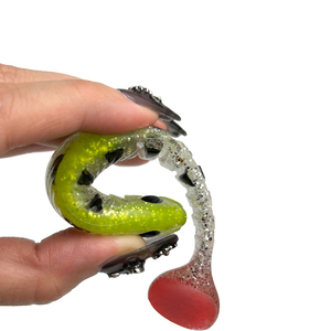 Esche Artificiali Morbide da Pesca 80mm 100mm 125mm, Wobblers PaddleTail Shad con Azione di Nuoto Realistica, Esche per Bass - Product Image 4