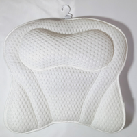 Coussin de bain papillon en tissu maillé 3D confortable, vente en gros