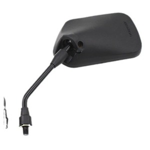 Rétroviseur de moto WY125, miroir plan, rétroviseur latéral noir pour Yamaha Suzuki Kawasaki - Product Image 2