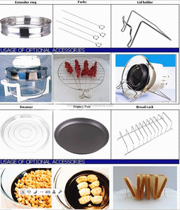 7L Multifunctional Air Fryer Visible <strong>Cooker</strong> Convection <strong>Halogen</strong> Oven with Free Accessories - Product Image 5