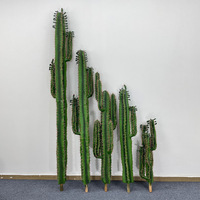 Plante artificielle en gros pour l'extérieur, grand cactus artificiel pour la décoration de pot, cactus en plastique, fausses plantes