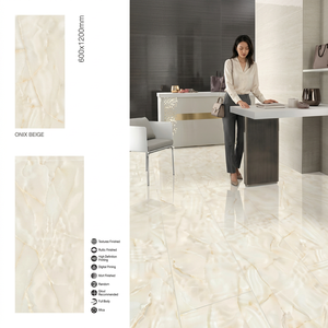กระเบื้องพอร์ซเลนลายหินอ่อนปารีส ขนาด 60x120 ซม. ราคาโรงงานฝอซาน กระเบื้องเซรามิกปูผนังขนาด 600x1200 มม. สำหรับตกแต่งภายใน ขนาด 24x48 นิ้ว GVT PGVT 2x4 - Product Image 4