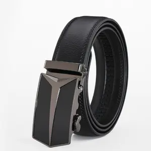 Hot sale custom new mens business cowhide leather black natural designer waist belt