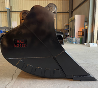 Ember Lumpur untuk Pembersihan Parit Excavator untuk Excavator 1-50T Konstruksi Baja Garansi 1 Tahun