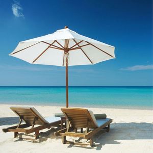 Parasol publicitaire QM de haute qualité, design personnalisé, extérieur, résistant au vent, séchage rapide, impression sérigraphique, taille personnalisée, protection solaire, cadeau - Product Image 4