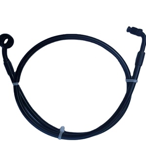 AN3 3AN An-3 3.5mm SAE J1401 1/8HL Motocicleta S.S. Línea <span class=keywords><strong>de</strong></span> Freno Trenzada <span class=keywords><strong>de</strong></span> PTFE con Conexiones <span class=keywords><strong>Banjo</strong></span> <span class=keywords><strong>de</strong></span> 12mm, 4000psi <span class=keywords><strong>de</strong></span> Presión <span class=keywords><strong>de</strong></span> Trabajo - Product Image 1