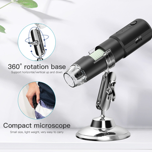 China Made Digital <strong>Microscope</strong> <strong>Handheld</strong> 8LED Wifi Wireless Connection With 360&deg; Rotation Base Photo Video <strong>Microscope</strong> For Phone - Product Image 3