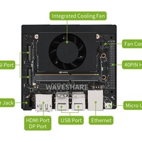 Kit de développement Jetson Xavier NX, mini-superordinateur IA pour l'informatique de périphérie avec ventilateur de refroidissement et alimentation, marque originale