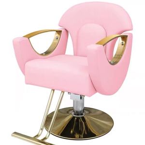 Sillón de Barbería Sober 2025, Silla de Peluquería de Acero Inoxidable Dorado, Silla Elevadora para Permanente, Taburete de Corte para Estilista - Product Image 4