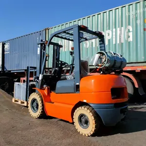 Forklift LPG dengan mesin EPA bensin & Forklift lpg 3 Ton 6M tiga tahap tiang samping Forklift LPG