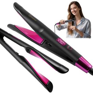 HT-136 Nuovo Ferro Arricciacapelli e <span class=keywords><strong>Piastra</strong></span> Lisciante 2 in 1, Strumento Professionale per lo Styling dei Capelli - Product Image 5