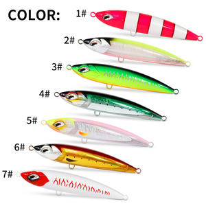 Leurre de pêche extra large 24cm 111g, leurre dur coulant pour poissons d'eau salée, appâts de fond pour la pêche en mer, leurre artificiel sans hameçon - Product Image 2