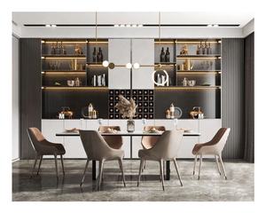 Modern Luxury bar Wine Storage Room Cabinet Glass Wine Cabinet <strong>Furniture</strong> - Product Image 2