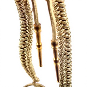 Aiguillette แบบพิธีการที่กําหนดเอง Aiguillettes ลวดทองที่ดีที่สุดราคาต่ําสุดโดยการขายอุตสาหกรรมอย่างรวดเร็ว - Product Image 1