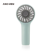 Venta caliente nuevo Mini ventilador de mano portátil recargable verano refrigeración eléctrica Tres velocidades de viento batería para uso doméstico en el coche