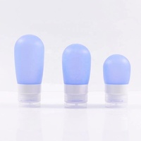 Botol Sampo Travel Squeeze Silikon Portabel Kustom Grosir Set 38Ml 60Ml 80Ml