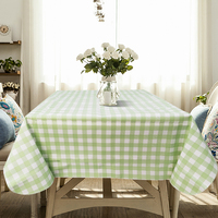 Nappe Imprimée Écologique Imperméable en PEVA avec Dos en Flanelle pour la Maison et les Fêtes