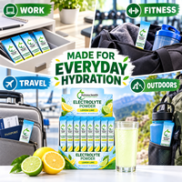 Mélange d'électrolytes instantané sans sucre OEM pour boisson sportive, suppléments nutritionnels directs, poudre de boisson électrolytique