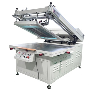 Machine d'impression sérigraphique semi-automatique à bras inclinable, occasion, avec nouvelle étiquette et imprimante UV à points, table à vide, imprimante de cartes - Product Image 2