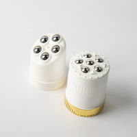 Emballage en vrac Tubes en aluminium-plastique avec gel de massage à bille roulante métallique Tube de compression en aluminium flexible avec pompe de massage