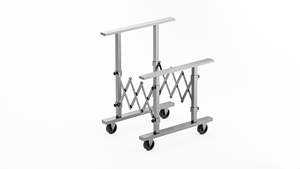 Calidad excepcional Tarifa al por mayor 40-2-026 BUWO Carro de tijera Premium ajustable - Product Image 3