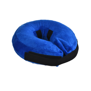 Wolle Hund Katze Schutz verletzungen Haut ausschläge nach der Operation Weiches Haustier aufblasbares Halsband - Product Image 1