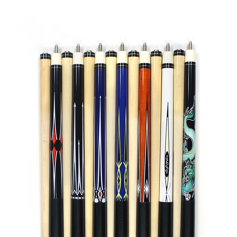 2 Piece Hardwood Canadian Maple Pool Cue - 13mm Billiard Stick