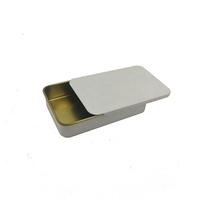 Pequeña caja de lata de metal deslizante para caramelos de menta impresión personalizada caja de lata de grado alimenticio caja de lata de metal