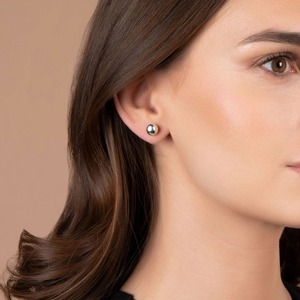 Sunling 1 Paire de Boucles d'Oreilles Clous Unisexe en Acier Titane Lisse Hypoallergéniques Argent Or Papillon à Fermeture Pushback pour Fête, Bureau/Carrière - Product Image 3
