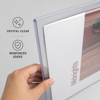 Protège-cartes de visite Winner Trading en PVC rigide transparent de 12 pouces (7 mm) pour classement et protection