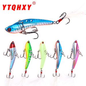 เหยื่อตกปลา Topmouth Culter Bass สำหรับน้ำจืดและน้ำเค็ม แบบตีไกล ตัวเบ็ดโลหะ ขนนก ดราก้อนทูธ VIB สปินเนอร์เบท สมจริง - Product Image 2