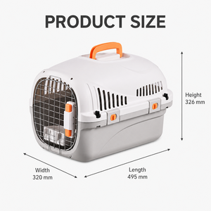 Transportín de Plástico para Mascotas PETBUDDY, Caja de Viaje Transpirable para Perros y Gatos, Portátil y Manos Libres para Coche y Exteriores - Product Image 3