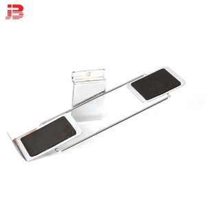 Storefixture Customized logo <strong>Shoes</strong> Display Rack Stand Acrylic Shelf Women Slatwall <strong>Shoes</strong> <strong>Holder</strong> - Product Image 3