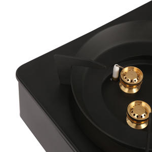 Drei-Kopf-Fierce Integrated Portable Card Herd Outdoor <span class=keywords><strong>Camping</strong></span> Wind dichter Picknick-Gasherd Magnetische Funktion Metall Butan Kraftstoff - Product Image 3