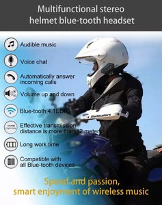 10M Khoảng Cách Truyền Dẫn Không Dây Xe Máy Mũ Bảo Hiểm <span class=keywords><strong>Intercom</strong></span> Không Thấm Nước Không Dây Thể Thao Mũ Bảo Hiểm Tai Nghe Tai Nghe - Product Image 2