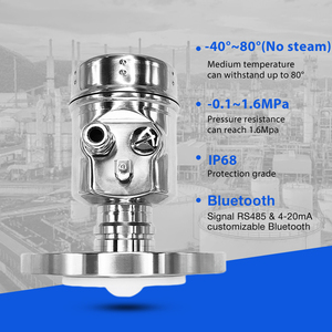 Máy đo mức nhiên liệu diesel độ chính xác cao ± 1mm cảm biến mức chất lỏng Radar không tiếp xúc 80Ghz <span class=keywords><strong>4</strong></span>-20mA OEM - Product Image 4