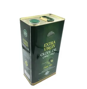 Großhandel benutzer definierte leere Weißblech dose Metall behälter 5 Liter Virgin Speiseöl Blechdose Lebensmittel qualität Öl Verpackungs dose für Olivenöl