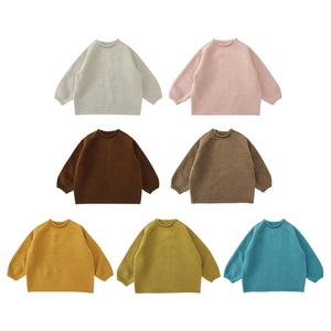 Pull en coton épais tricoté pour bébé fille, vêtement d'hiver, style coréen, 30154 - Product Image 6