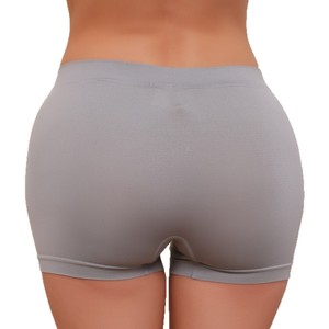 Shorts Deportivos de Cintura Media para Mujer, Tejido de Nailon y Algodón sin Costuras, Estilo Europeo y <span class=keywords><strong>Americano</strong></span>, Color Sólido - Product Image 5