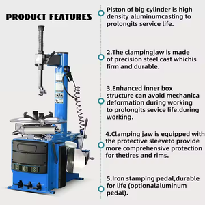 Máquina de Cambio de Neumáticos de Alta Calidad Karjoys, Máquina Automática de Reparación de Ruedas de Automóvil para Neumáticos de Automóvil Azules de 13-21 Pulgadas - Product Image 4