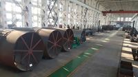 PLC 300t/d-10000t/d Peralatan Klinker Semen Ramah Lingkungan Rotary Kiln Hemat Energi untuk Kalsinasi Horizontal