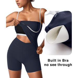 Soutien-gorge de sport pour femme, coupe longue, col carré, bretelles réglables, rembourré, coussinets amovibles, respirant, haut de fitness - Product Image 5