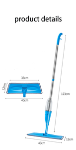 Serpillère à prix avantageux, très vendue, avec pulvérisation <span class=keywords><strong>d</strong></span>'eau, serpillères <span class=keywords><strong>en</strong></span> microfibre, nettoyage des sols, poussière, salle de bain - Product Image 6