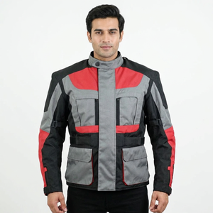 New Arrival Breathable <b>Men's</b> Waterproof <b>Canvas</b> Motorcycle <b>Jacket</b> with Hood Vintage Style Best Quality - Product Image 1